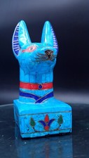 Rare Antique Anubis Pharaonic Statue BC Ancient Egyptian God of the Dead