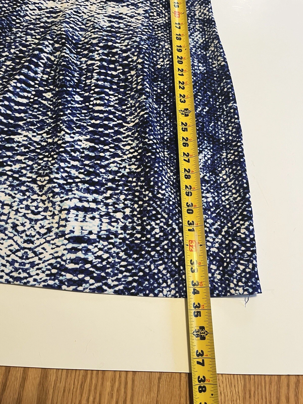 Abito donna 4 Alyx Limited blu e bianco stampa serpente