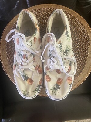 Vans pineapple design shoes women's size