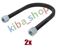 2x LEAF SPRING SHACKLE M22X15MM 162MMX240MM NUT FITS SCHMITZS