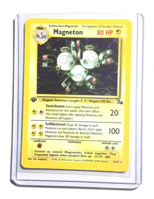 Pokemon Fossil Set Complete Fossil Set Pokemon Cards - 62/62 Cards In  Excellent To Near Mint Condition Complete Pokemon Card Set