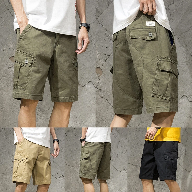 Men's Relaxed Fit Long Cargo Shorts Capri Pants Dark Gray Tag 44 :  Amazon.in: Clothing & Accessories