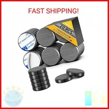 20pack Magnets for Crafts with Adhesive Backing, Round Disc Magnets Strong Stick