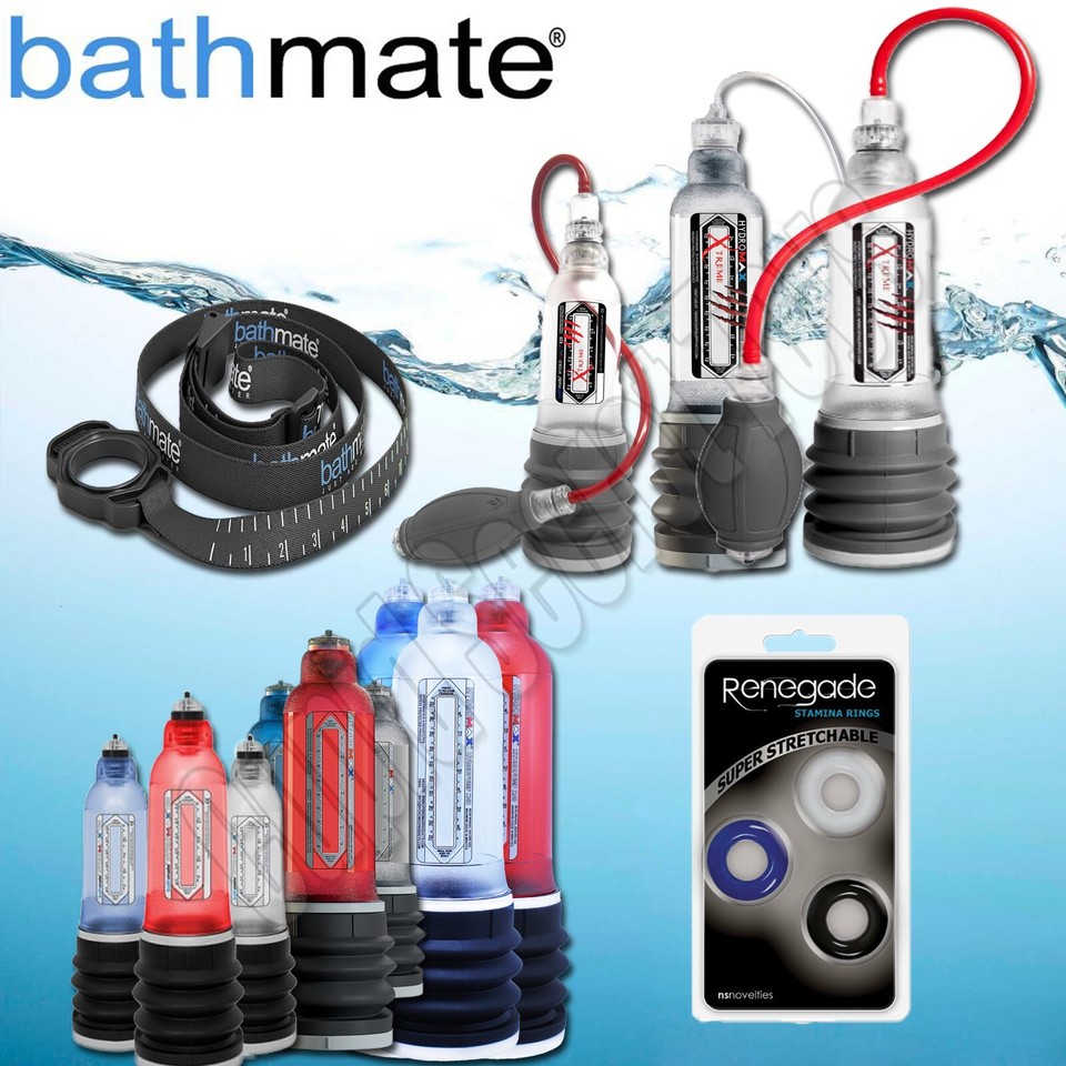 BATHMATE HYDROMAX XTREME WATER PUMP BUNDLE 3 5 6 7 8 9 11 PENIS ENLARGER