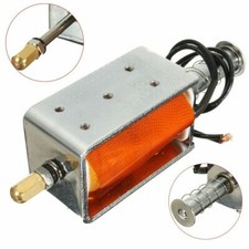 DC 12V Small Electromagnetic Electric Magnet 35mm Long-Stroke Push-Pull Solenoid