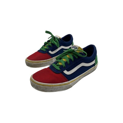 Vans Off The Wall Shoes Old Skool Color Block Retro Sk8 Sneakers Kid's 