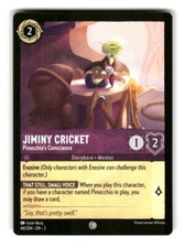 Disney Lorcana Rise of the Floodborn 044/204 EN2 Jiminy Cricket - Pinocchio's Co