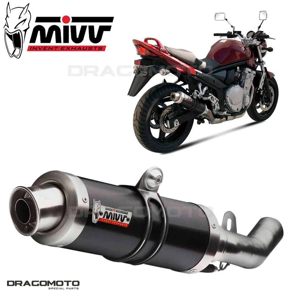 échappement SUZUKI GSF 650 BANDIT 2007 2008 MIVV Gp Noir - Photo 1/4