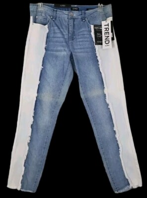 JONES NY~Woman Size 10/30~Blue/White Lexington Skinny Crop Jeans Trend  Alert NWT