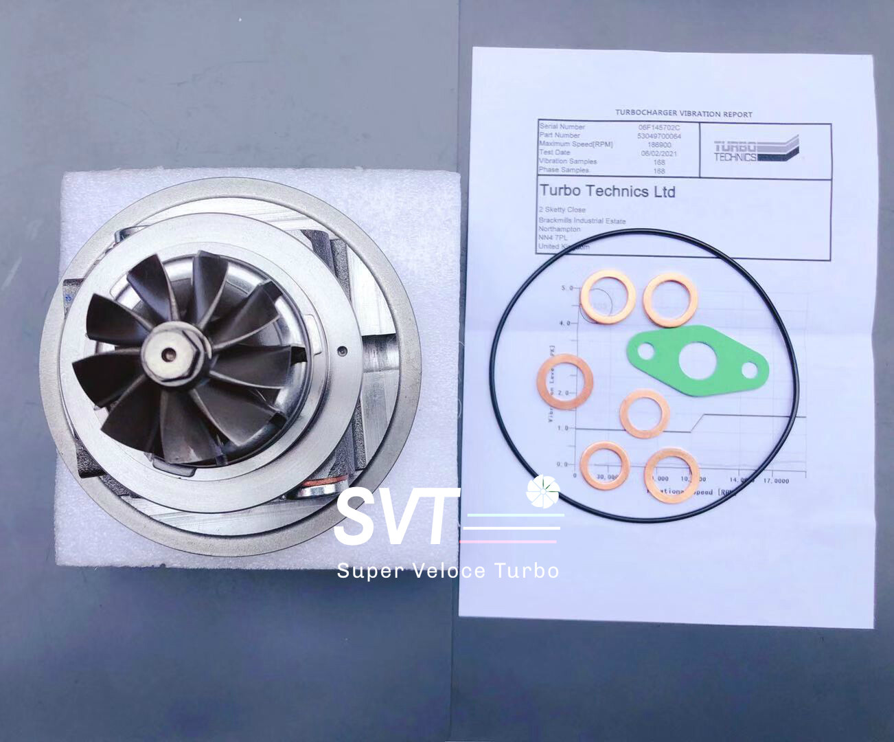 High Flow Upgrade K04 Turbo Cartridge CHRA For Golf VI R Scirocco R