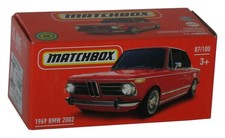 Matchbox 1969 Bmw 2002 2022 Red Power Grabs Box Toy Car 87100