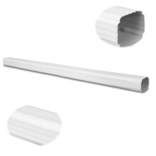 Pcs Gutter Downspout Extensions 2 x 3 Inch,45 Inch 2 White