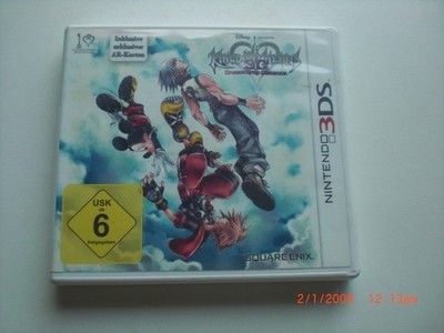 Nintendo 3DS Kingdom Hearts 3D-Dream Drop Distance Gebraucht Mit AR Karten!