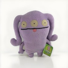 Peluche Uglydoll Quippy 3 occhi mostro alieno 2011 raro peluche pulito nuovo