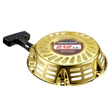 Gold Chrome Pull Recoil Starter For Predator 212cc Honda GX200 GX160 Go Kart New