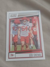 2022 Panini Score Leo Chenal #354 RC Kansas City Chiefs