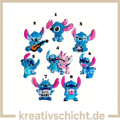 Lilo & Stitch Croc Charms   Schuh Deko Anhänger für Crocs, Clogs, Kinder Schuhe,