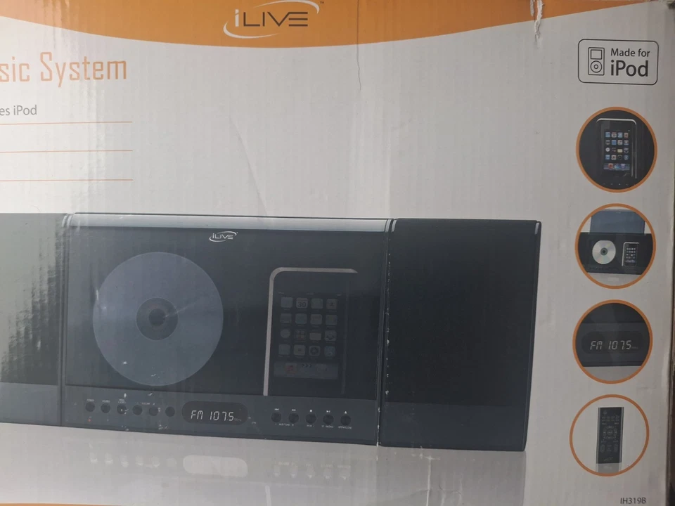 ILive Executive Home Music System Cd Player Am/Fm Radio - Image 4 of 4