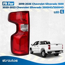 Led Tail Light For 2019-2026 Chevy Silverado 1500 Brake Lamp W Bulb Driver Left