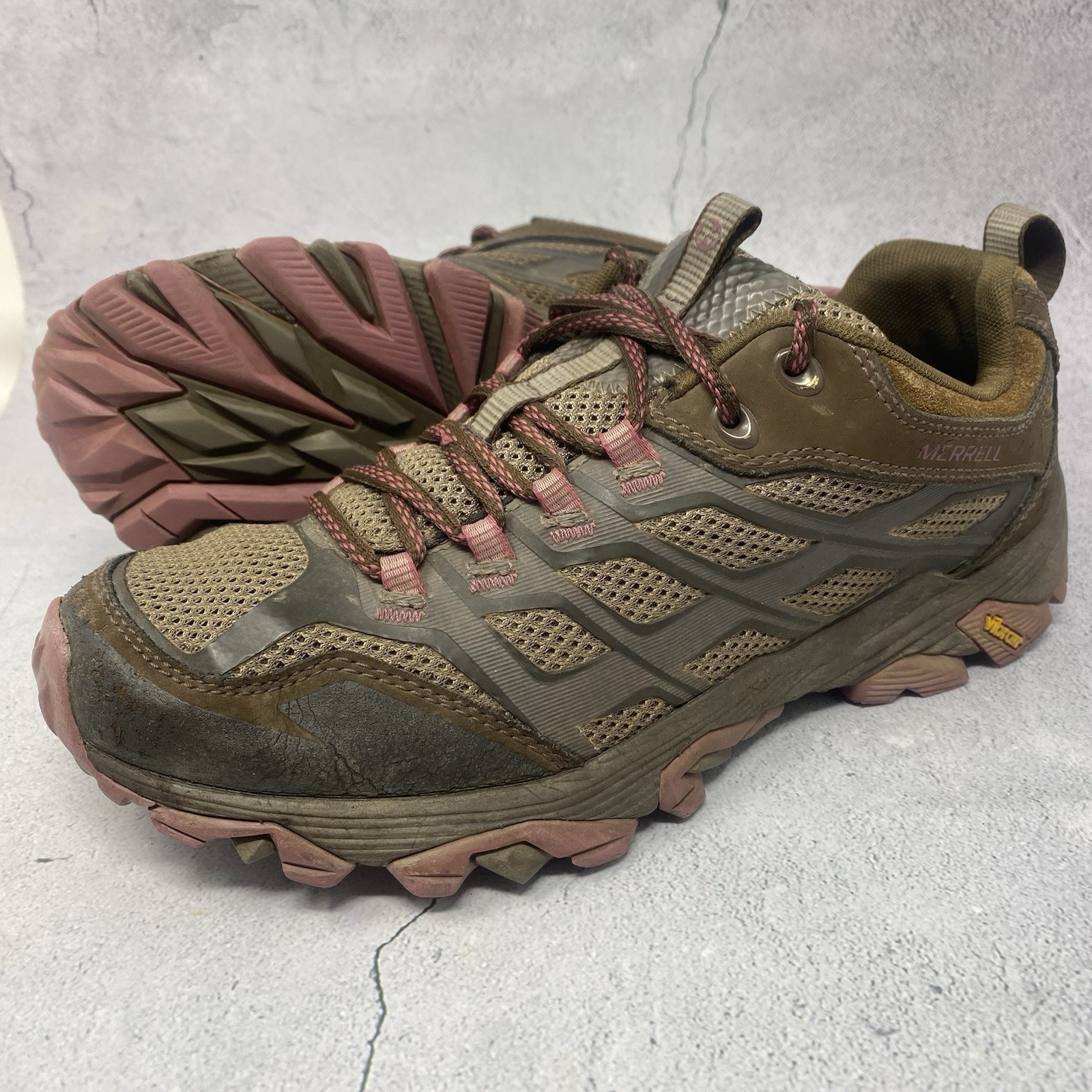 Scarpe da trekking Merrell Moab FST impermeabili boulder Vibram donna taglia 9 M J37164