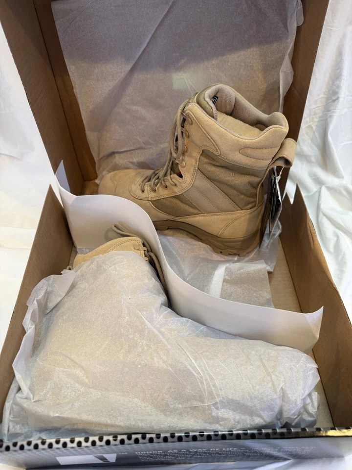 Botas Blackhawk Desert Ops Desert Tan Hombre 7.5W Mujer 9-9.5 Vibram Cordura NUEVAS Foto 3 de 4