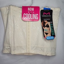 Maidenform Shaper Waistnipper Extra Large Ivory Ultra Firm Corset New with Tags
