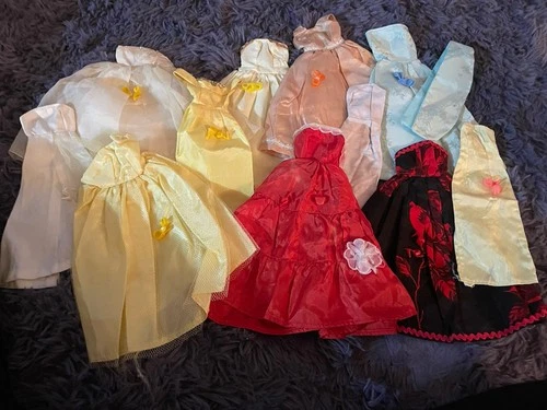 New ListingVintage Barbie Dresses, Clone, Premiere, Very Nice, With Clone Shoes For Each!