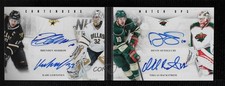 2011-12 Playoff Contenders Brenden Morrow Kari Lehtonen Devin Setoguchi Auto f5q