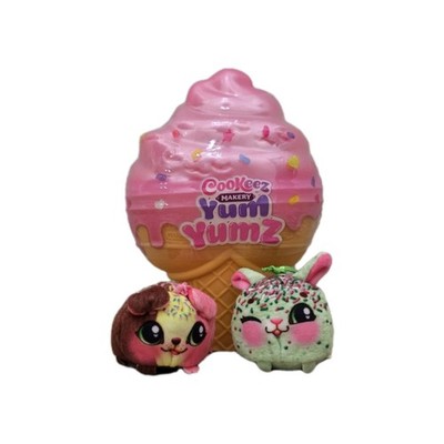 Cookeez Makery Yum Yumz NEOPUPPITAN/CANDY CANE CRUNCH BUNNY Scented Plush RARE