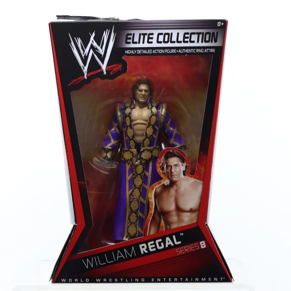 Figura de Acción WWE Elite Serie 8 William Regal Completa CIP Caja Dañada Foto 2 de 4