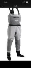 OXYVAN Fishing Waterproof Lightweight Fishing Chest Waders Size M Belt boots