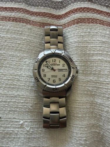 TIMEX EXPEDITION INDIGLO QUARTZ T46601-Y-17 MEN'S VINTAGE WATCH -