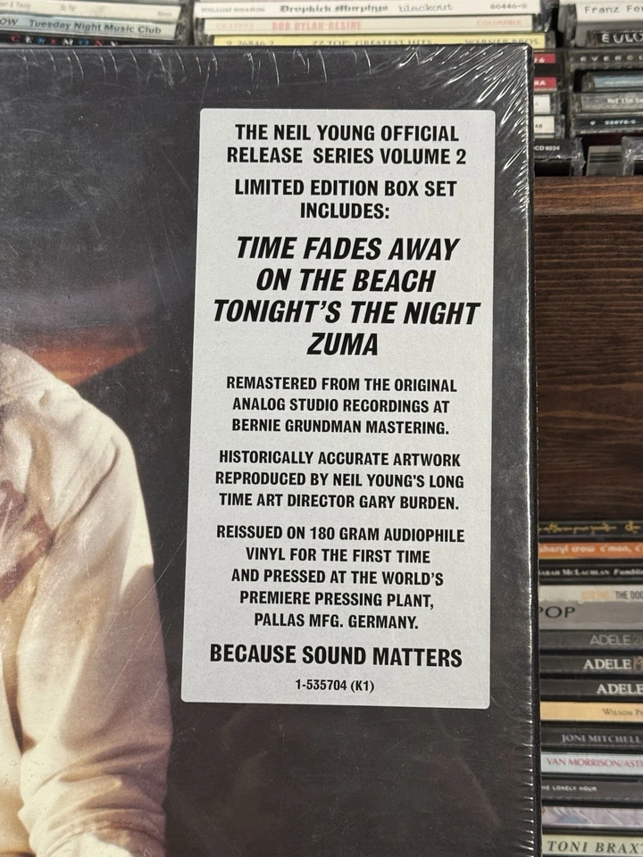 Neil Young Official Release Series 5-8 BRAND NEW SEALED 4 LP VINYL BOX SET 180g - Image 3 of 4