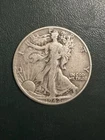 1942 Walking Liberty Half Dollar – 90% Silver – Genuine U.S. Coin – Fine/VF