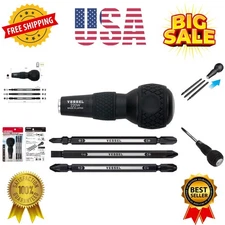 BALL GRIP 1/4" Hex. Bit Interchangeable Screwdriver Bit 3PC. +1, +3 / +2, -6 ...