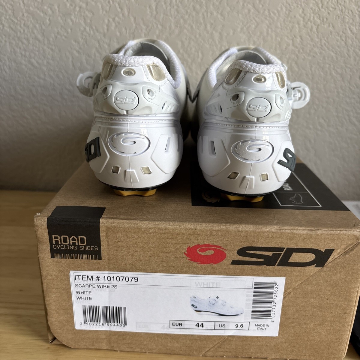 Brand New! - Men's Sidi Wire 2S Road Shoes | White | Size: 44 EU