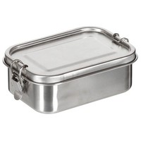 "Lunchbox \"Premium\" Edelstahl Ca. 16 X 11,5 X 6 Cm Pausenbox Auslaufsicher"