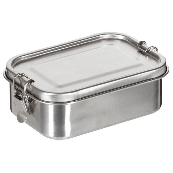 "Lunchbox \"Premium\" Edelstahl Ca. 16 X 11,5 X 6 Cm Pausenbox Auslaufsicher"-image