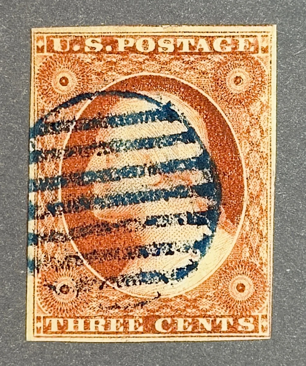 3 Cent Used US Stamps (19th Century) 1851-1860 Year of Issue for
