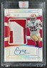 ELI MITCHELL 2021 NATIONAL TREASURES #204 HOLO SILVER ROOKIE PATCH AUTO 16/25 RC