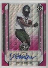 2021 Leaf Metal Draft Pink Wave 5/10 Warren Jackson #BA-WJ1 Auto 0i5i