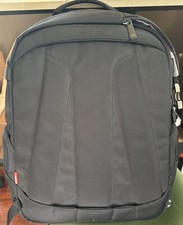 Clean Manfrotto Veloce V Camera DSLR Padded Laptop Backpack Black Nylon Light