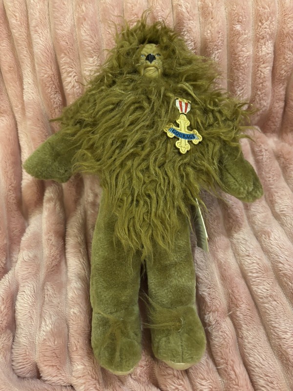 VINTAGE Hamilton Gifts Presents Wizard Of OZ Cowardly Lion 14" Doll Plush 