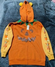 Disney Winnie The Pooh Pumpkin Costume Hoodie Size XS Halloween New With Tags