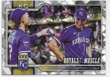 2026 Topps Series 1 Diamante Royals Muscle Witt Jr./Caglianone #236