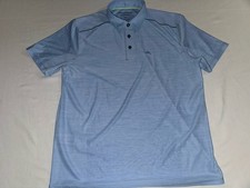 Tommy Bahama IslandZone Stretch Polo Golf Shirt Men s Medium Blue NWOT