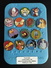 Alice in Wonderland Micro Mini Disney Pin Pink a la Mode PALM LE300 Full Set