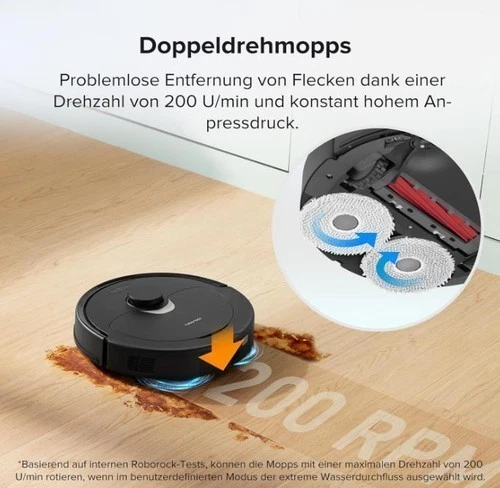 Roborock Q Revo Saugroboter mit Wischfunktion Absaugstation 5500 Pa Saugkraft - Bild 4 von 4