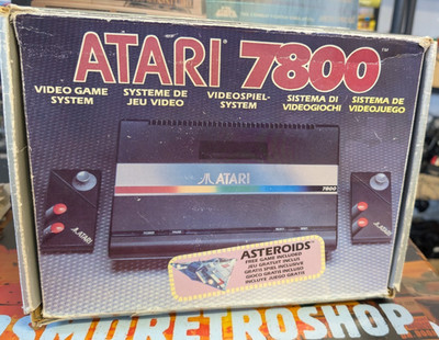 Atari 7800 VCS Videospielsystem (komplett in OVP) working classic 8-bit SEAL 111