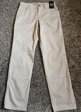 NWT Under Armour Khaki Outdoor Everyday Cotton Pants Men's 30/32